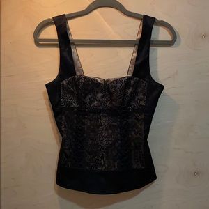 Vintage never worn bebe silk corset
